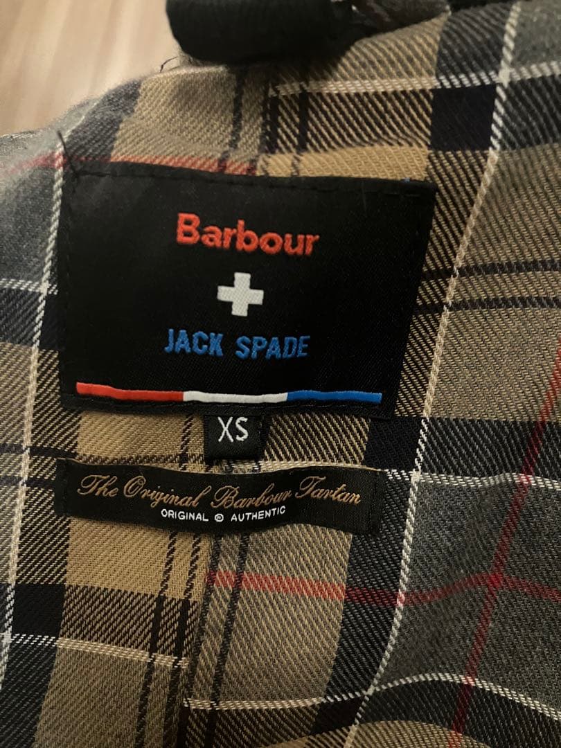 Barbour + Jack Spade ブラックジャケット XS