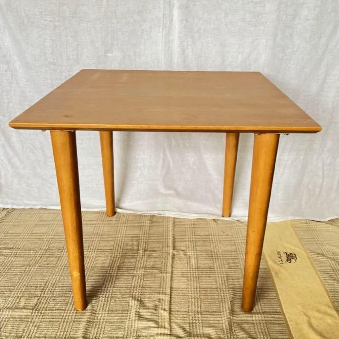 【アンティーク】北欧レトロ 天然木 ダイニングテーブル コーヒーテーブル 古家具