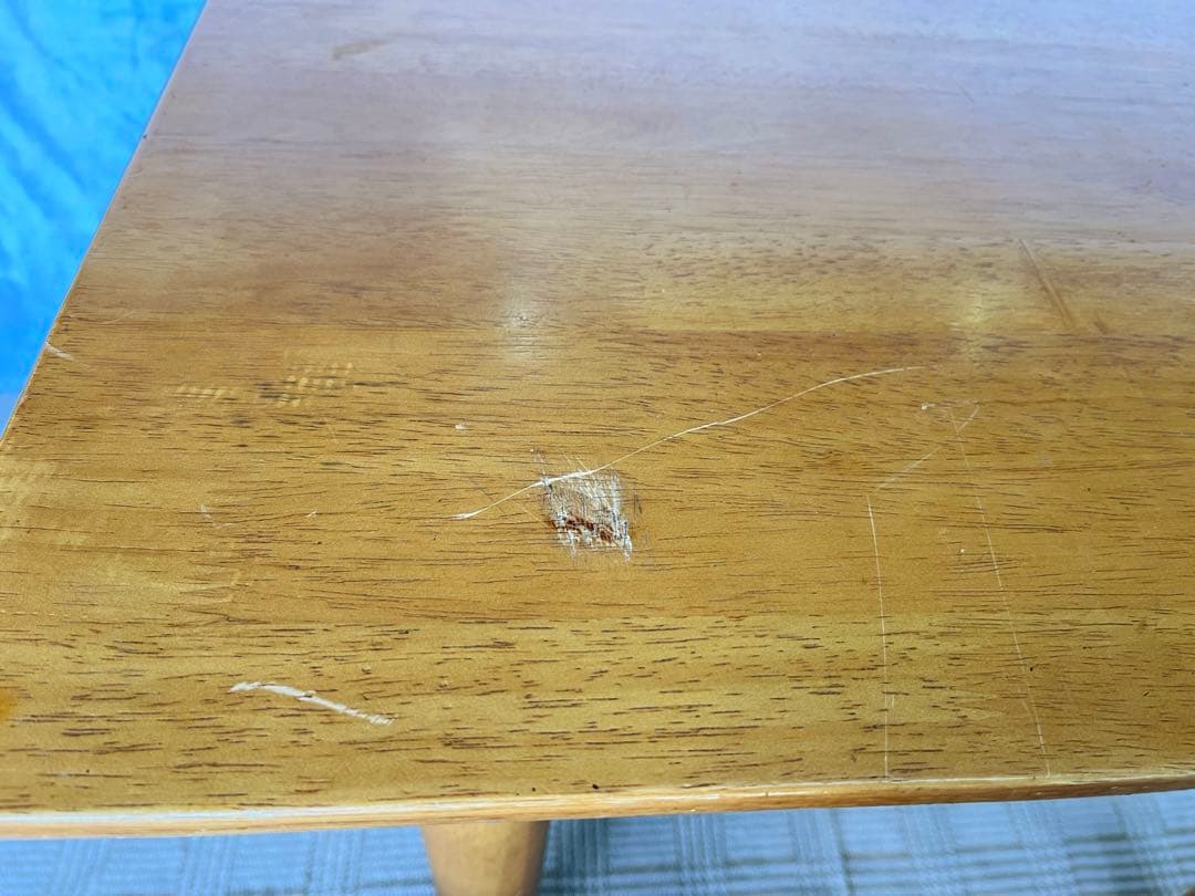 【アンティーク】北欧レトロ 天然木 ダイニングテーブル コーヒーテーブル 古家具