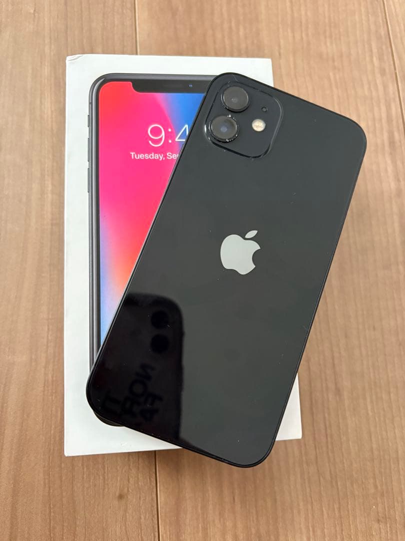 Apple iPhone 12ブラック 本体 ジャンク品 - メルカリ