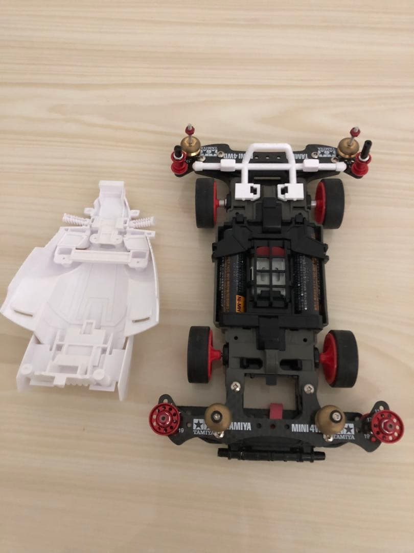 ミニ四駆　MSフレキダッシュワンスーパーエンペラー