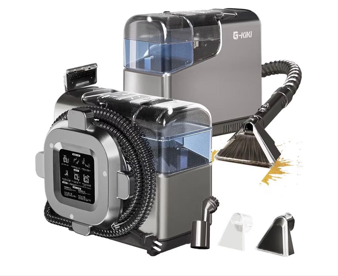 【1台限り】新品 ポータブルスチームクリーナー 100℃高温スチーム 強力吸引 スチームクリーナー 新品18000Pa 超強吸引力 ス 高温リンサー