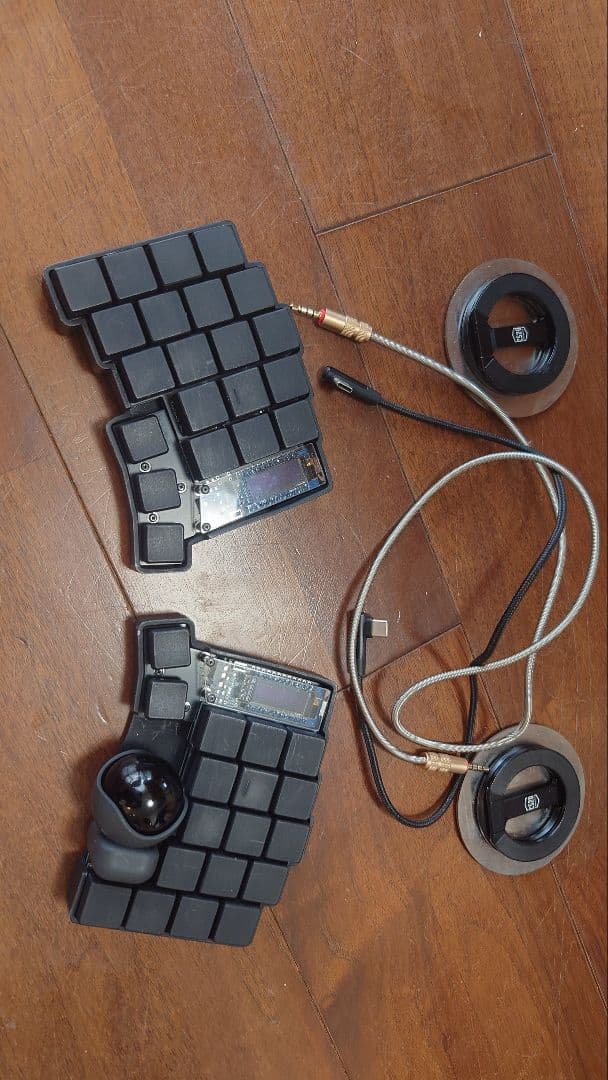 Keyball39と付属品一式