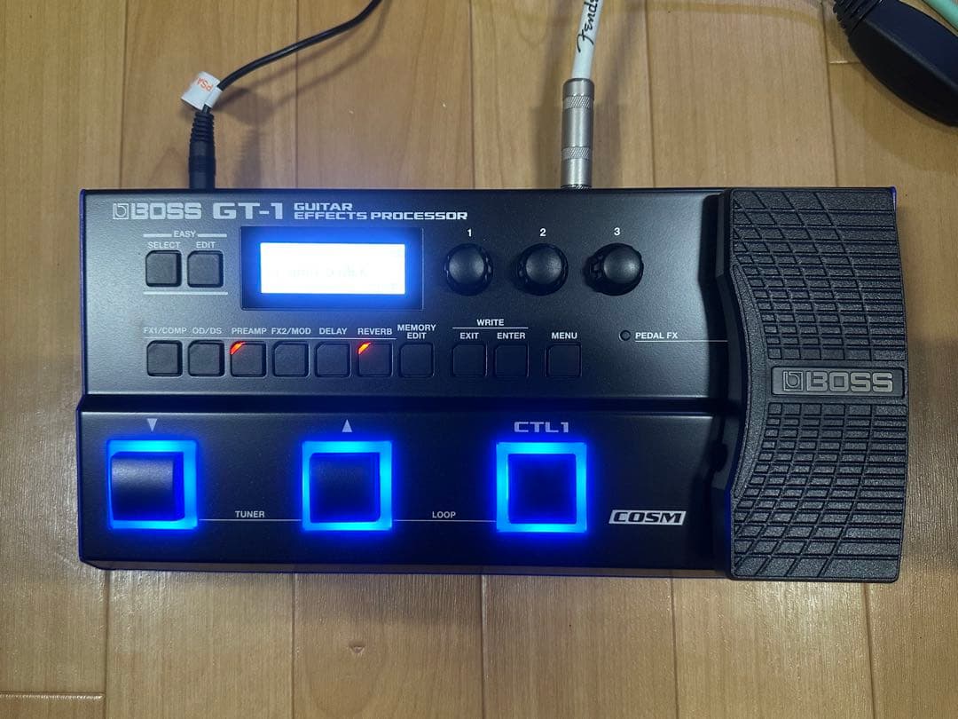 BOSS マルチエフェクター GT-1＆純正アダプター＆GT-1の教科書 セット