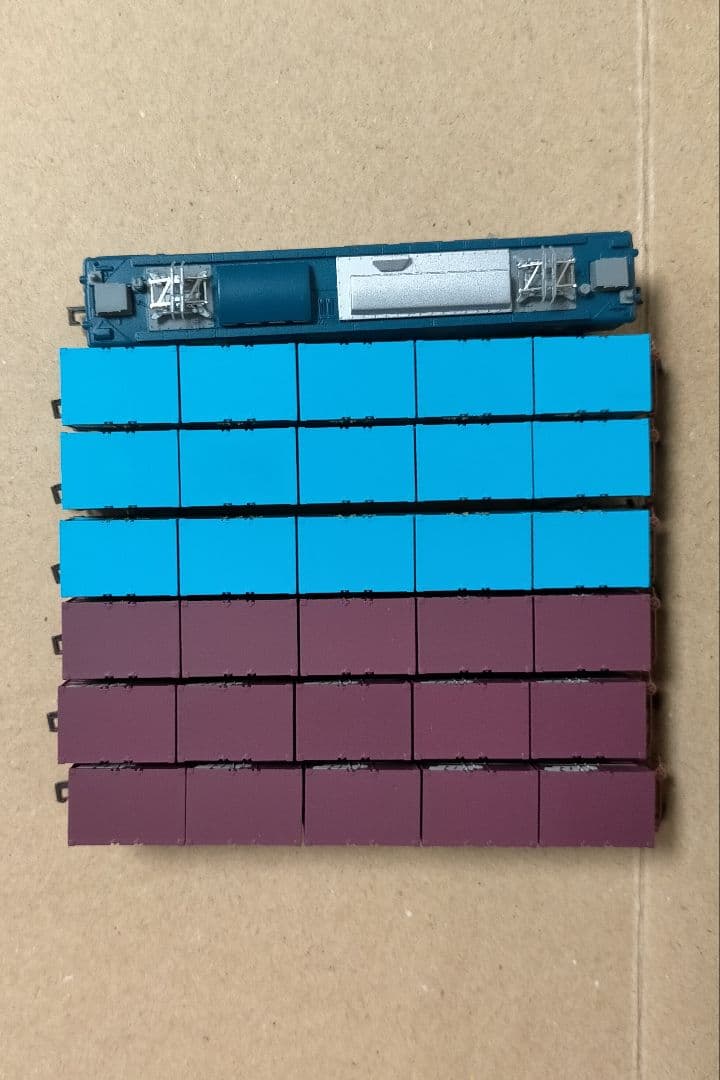 東京マルイ PROZ コンテナ車両 と プリモロコ EF64 まとめ Zゲージ