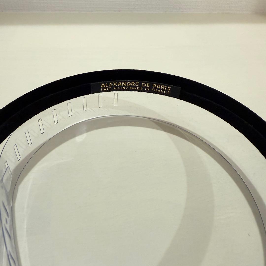 【即日発送可能】ALEXANDRE DE PARIS カチューシャ ブラック