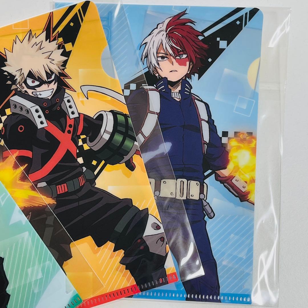僕のヒーローアカデミア 緑谷出久 爆豪勝己 轟焦凍 クリアファイル