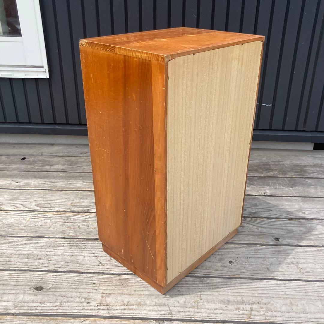 昭和レトロ 木製薬箱 ミニチェスト 箪笥 引き出し収納 引き出し 19杯 9段