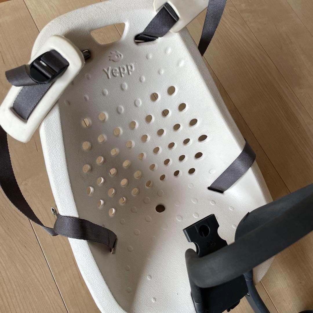 イエップミニ（フロント取付）自転車チャイルドシート Yepp mini ホワイト