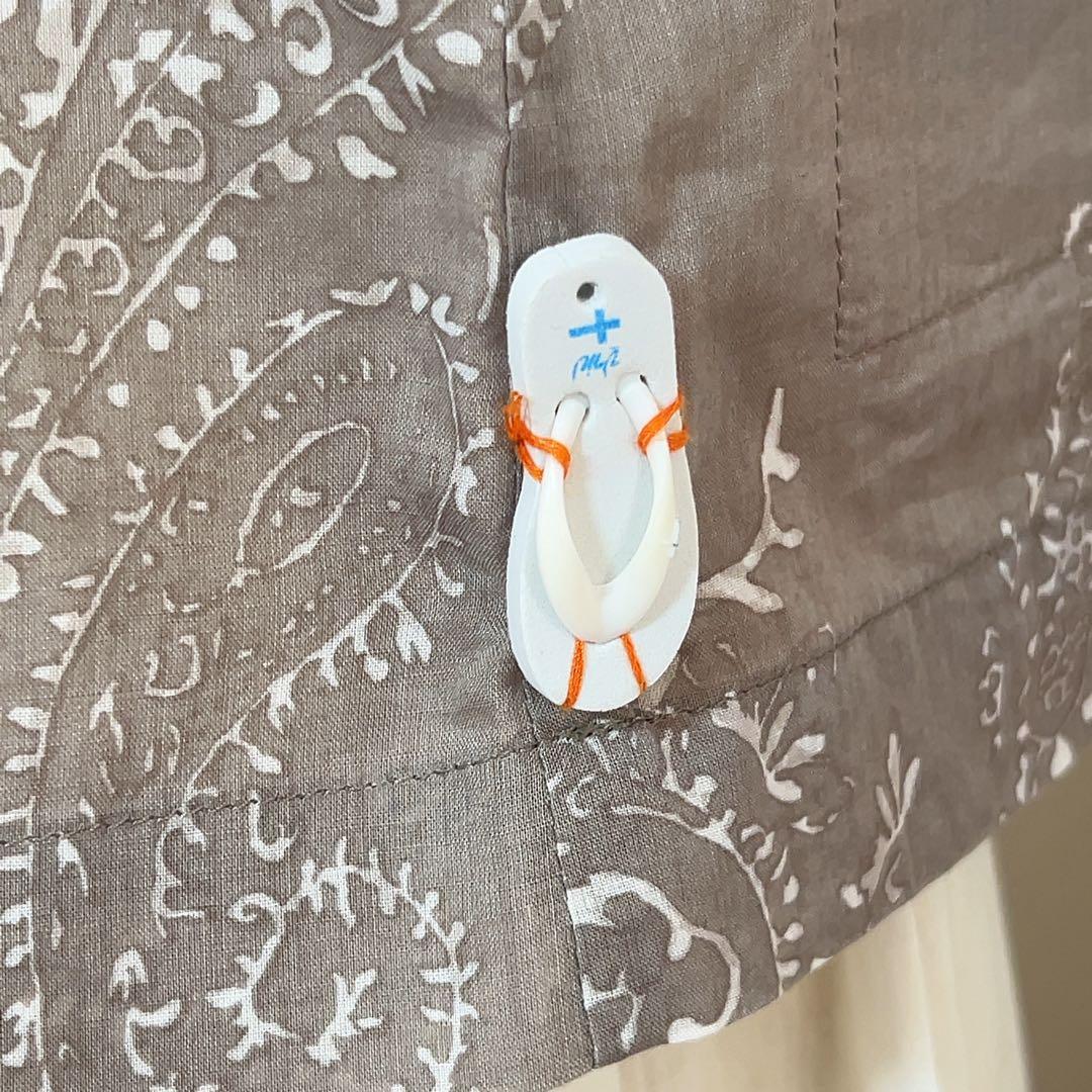 vm ヴーム　ノースリーブ　シャツ　ペイズリー柄