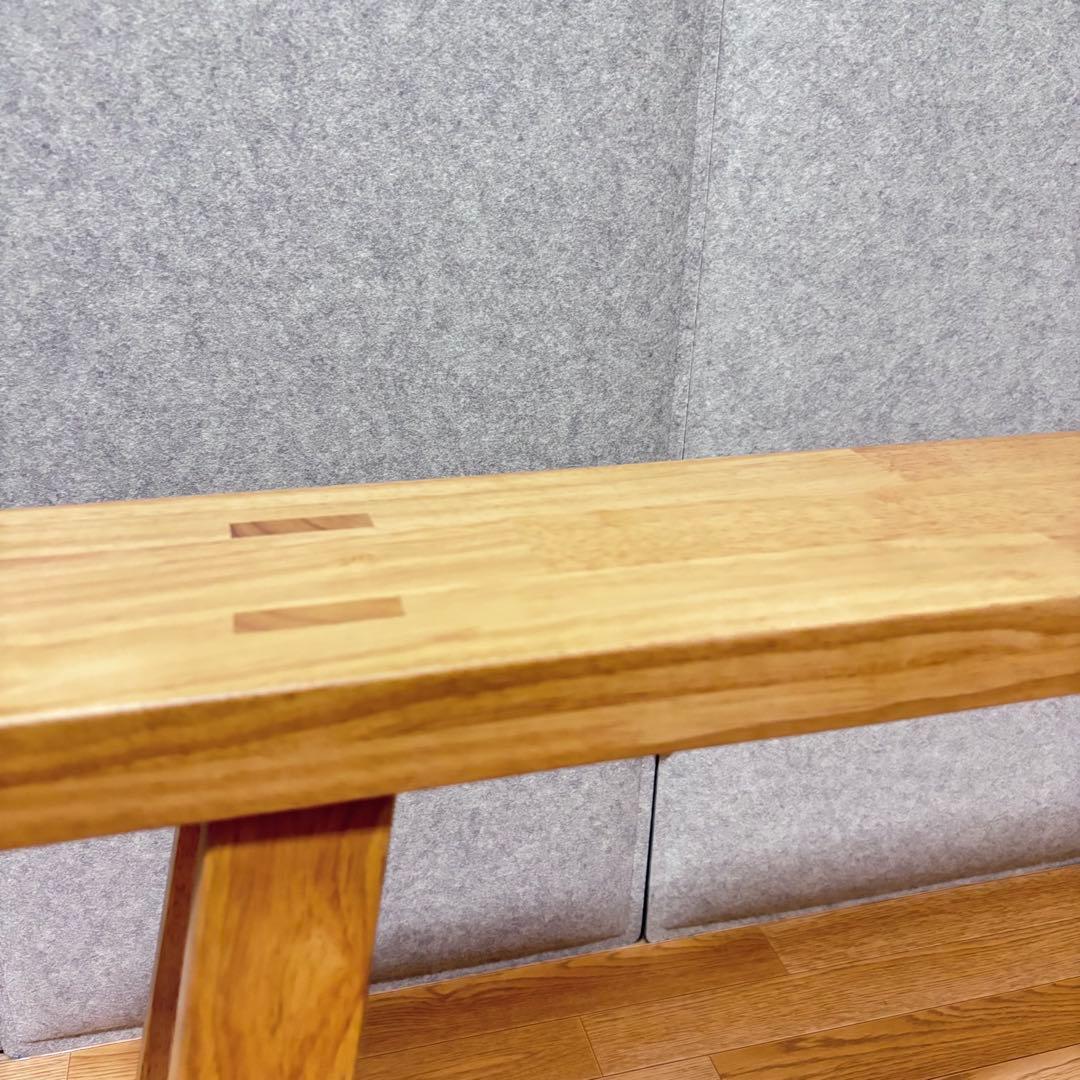■【綺麗】 スツール 無印 木製ベンチ 大 MUJI