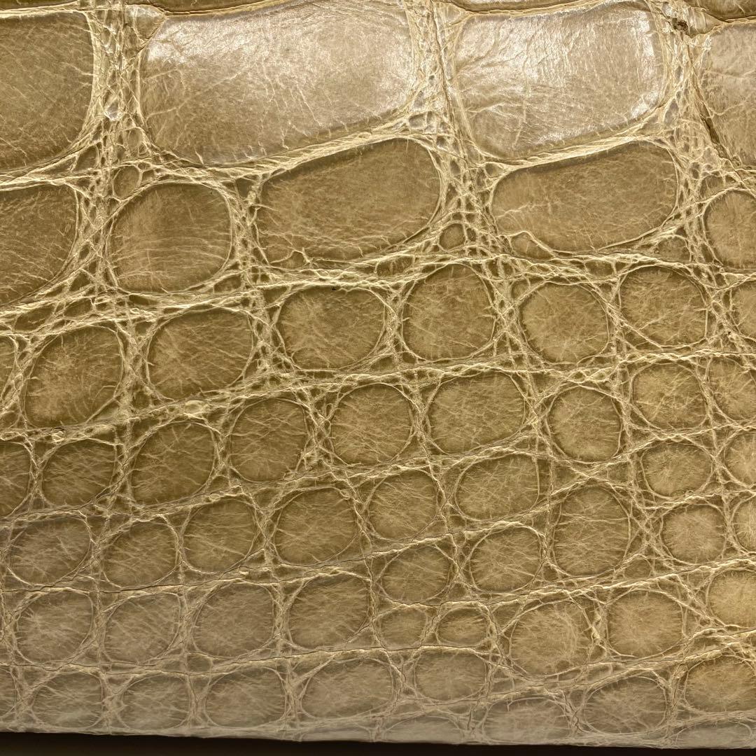 ⭐️ 定価数十万 マウロゴヴェルナ 本革 クロコダイル ワニ革 バッグ　イタリア製