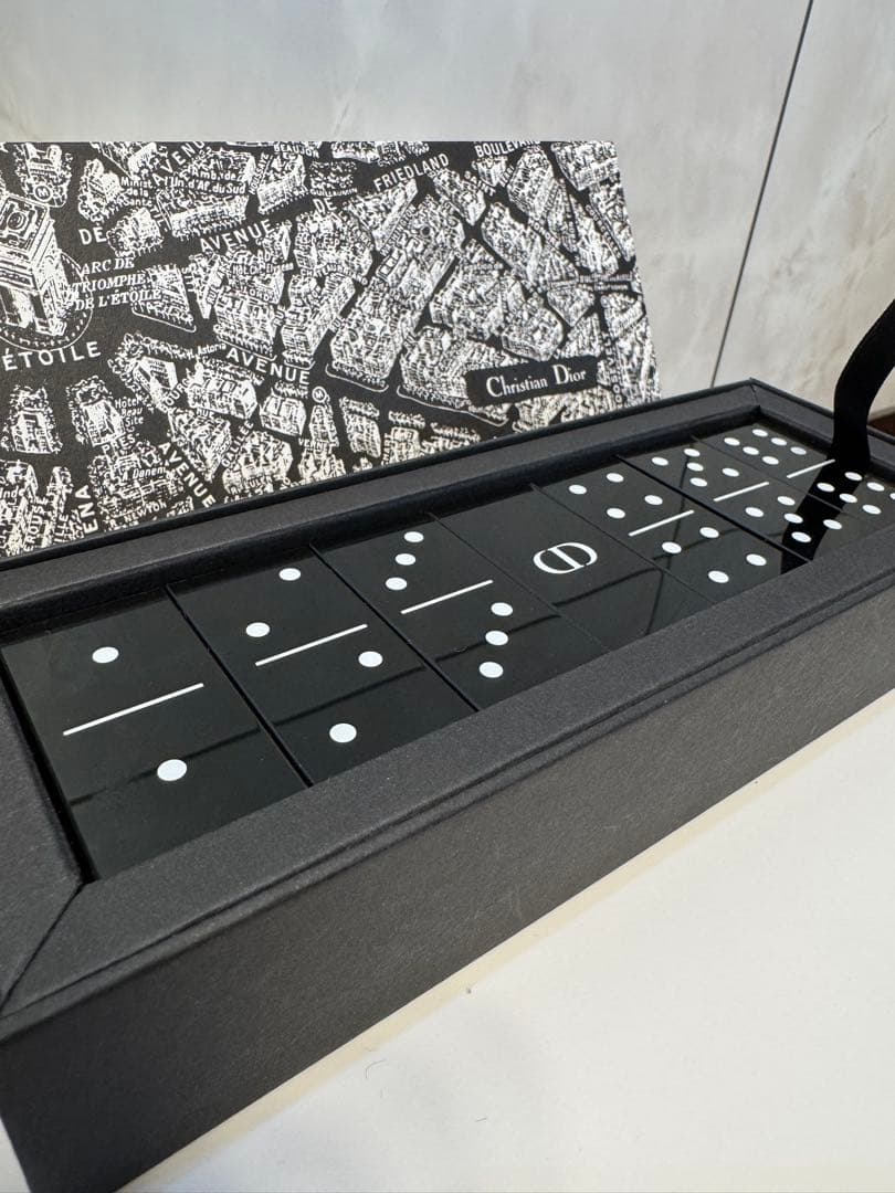 新品未使用【ディオール】ドミノ　ボードゲーム ノベルティ　CDロゴ