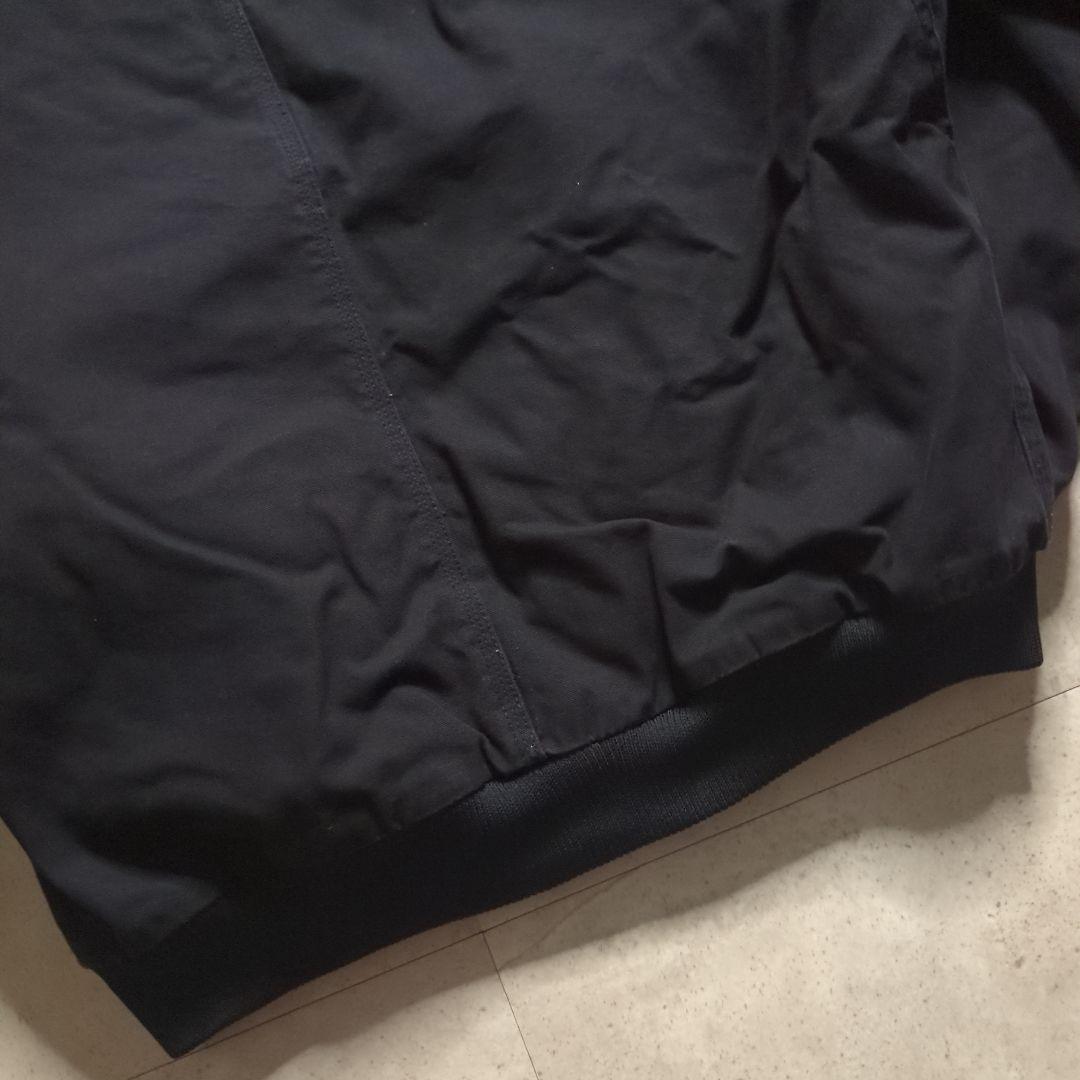 BLUE MOUNTAINフルジップダック地アクティブジャケット中綿ペンキ汚れ黒