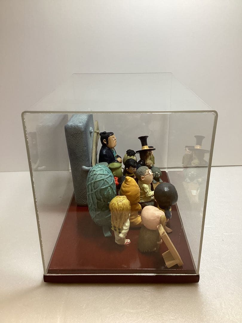 レア　水木しげる　旭日小綬章記念の特製ブロンズフィギュア　妖怪達に囲まれた先生