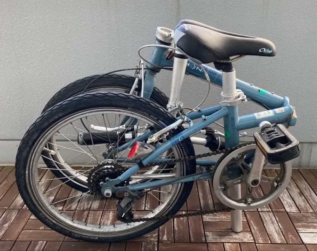 未整備 DAHON ダホン 折りたたみ自転車 青