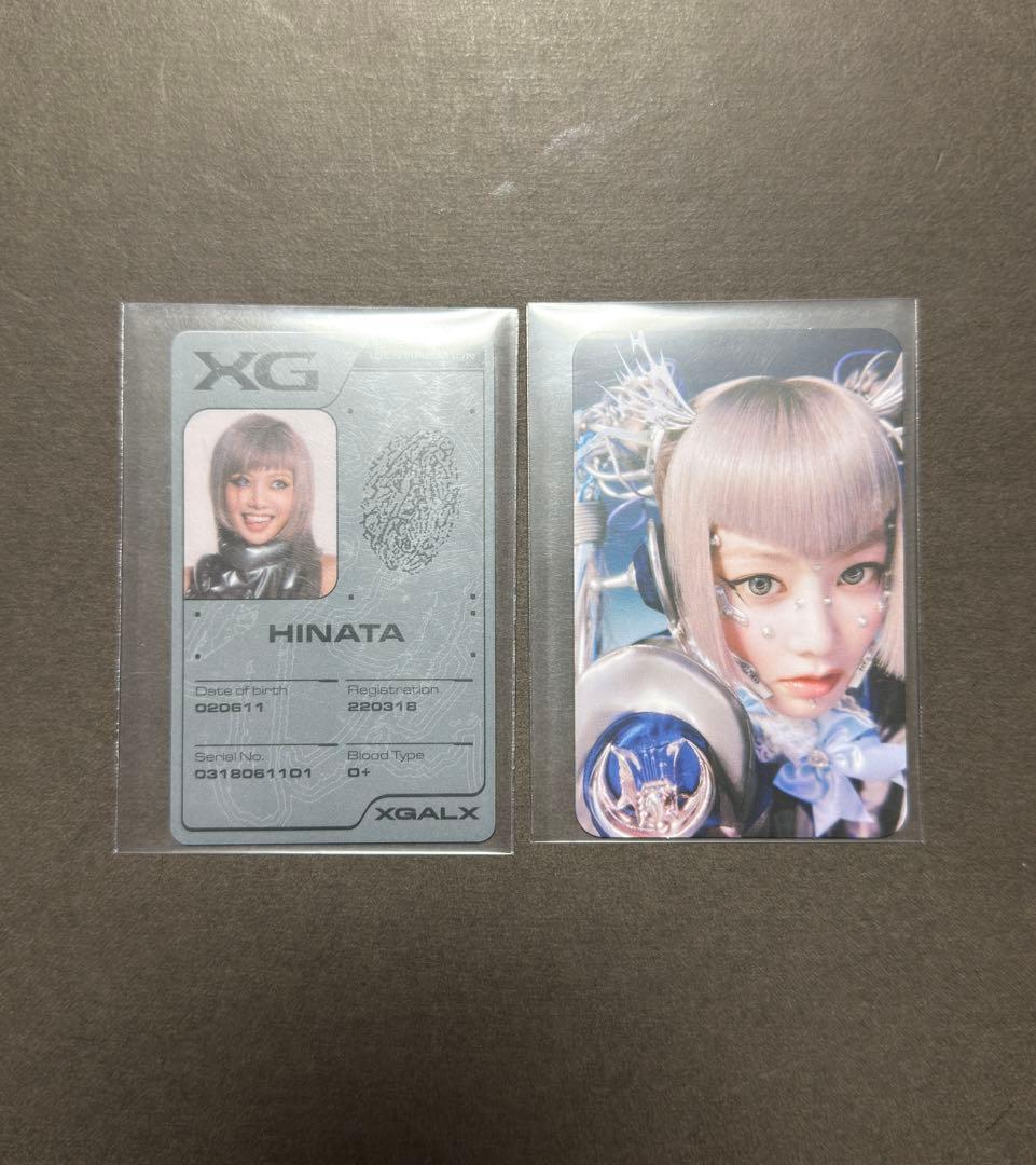 XG 核 アルバム 特典 ヒナタ NINATA トレカ IDカード 2枚セット - メルカリ