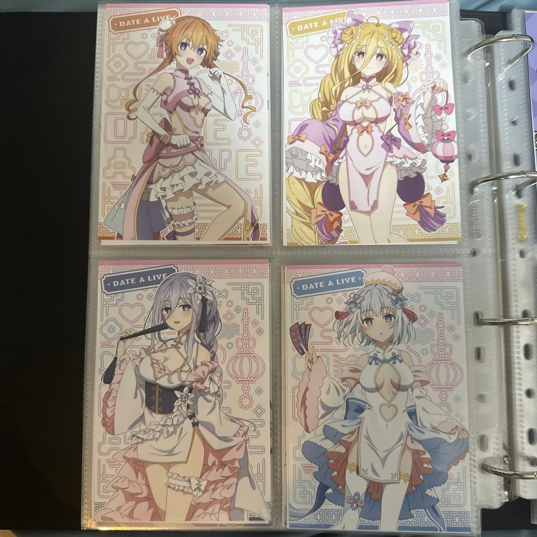 デート・ア・ライブ パステルチャイナ　特典　ポストカード　12枚セット