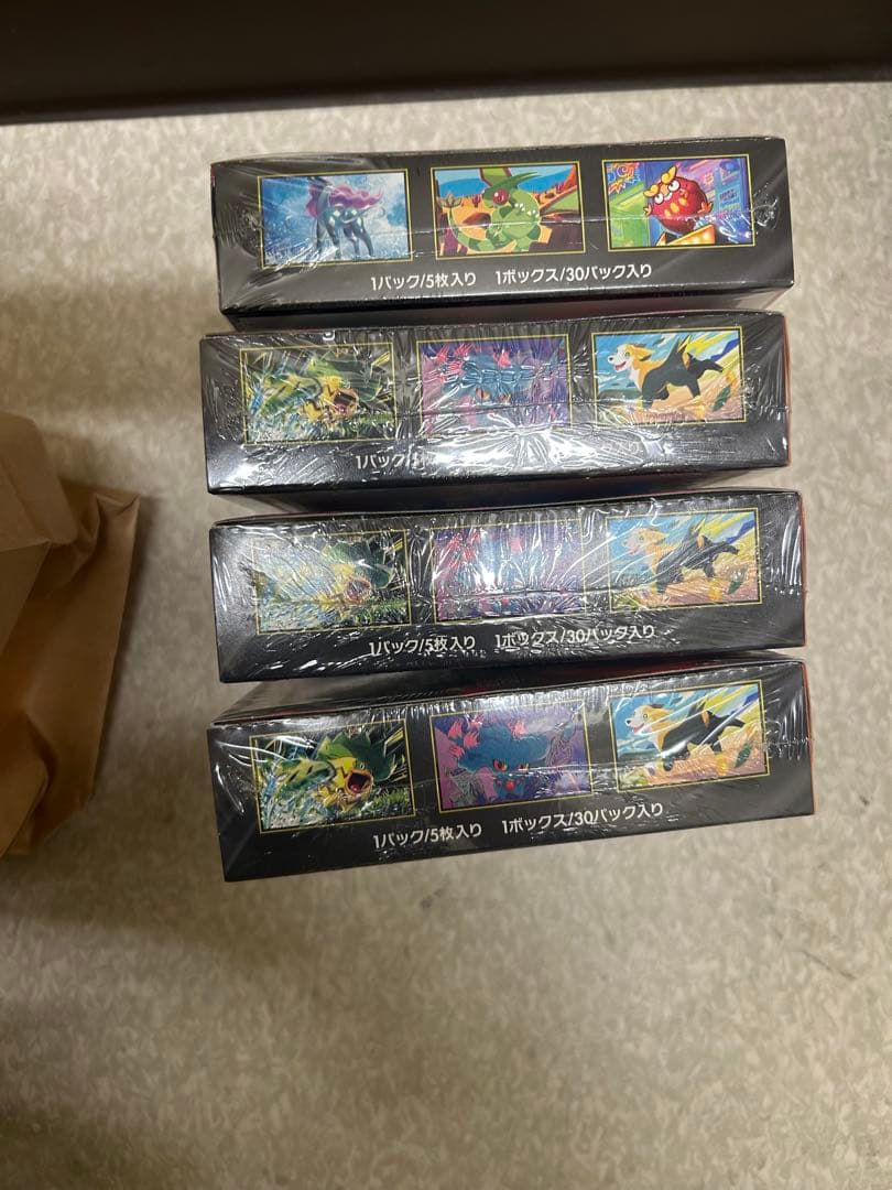 ポケモンカードインフェルノX4BOX新品未使用シュリンク付き