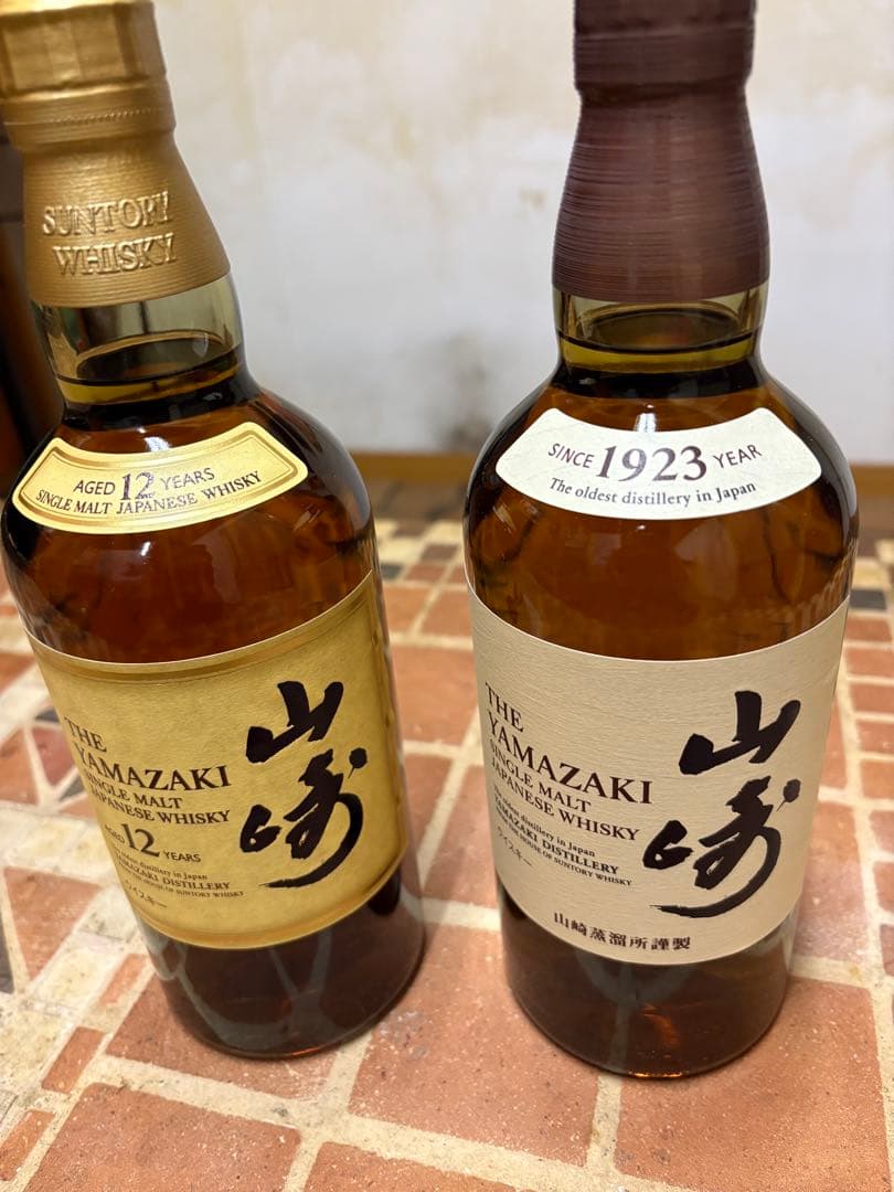 山崎・白州 12年 シングルモルトウイスキー4本セット SUNTORY 山崎12