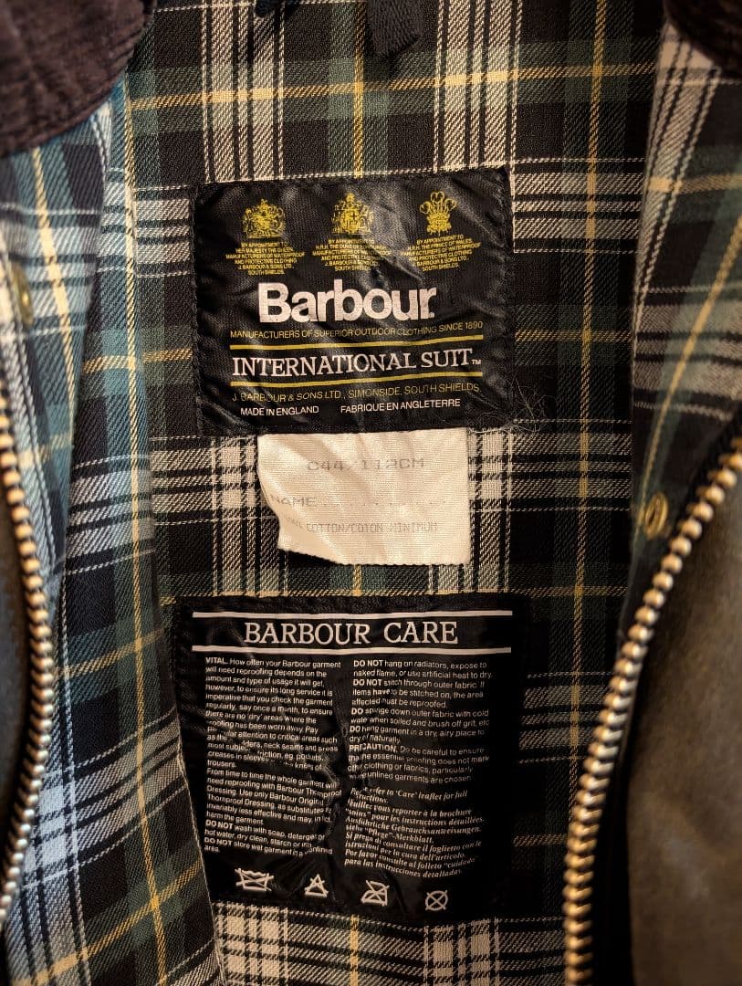 Barbour バブアー　NATO M12 INTERNATIONAL 44