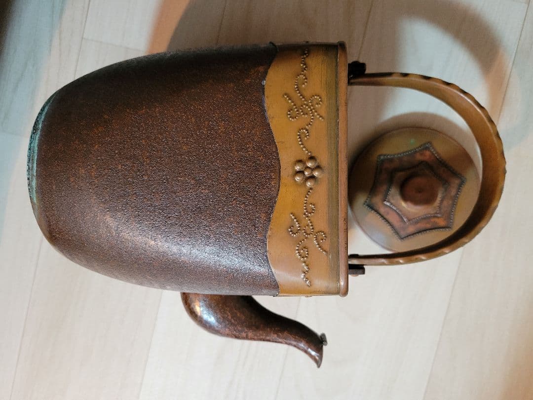 アンティーク レトロ銅茶釜 - メルカリ