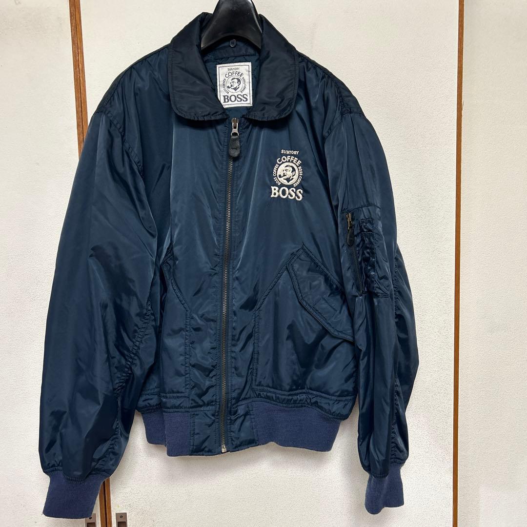 BOSS COFFEE MA-1ジャケット