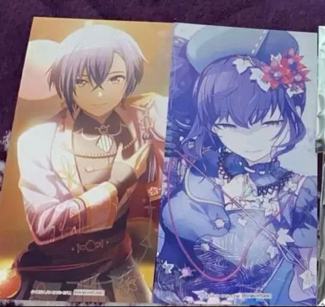 プロセカ 缶バッジ エピカ 箔押し ノーブルアート 特典 色紙