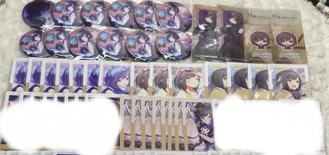 プロセカ 缶バッジ エピカ 箔押し ノーブルアート 特典 色紙