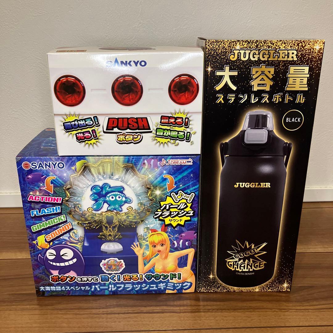 SANKYO ジャグラー パチンコ パチスロ プライズ 3点セット - メルカリ