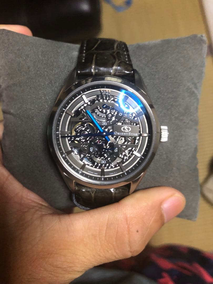 ORIENT STAR スケルトン 手巻き時計