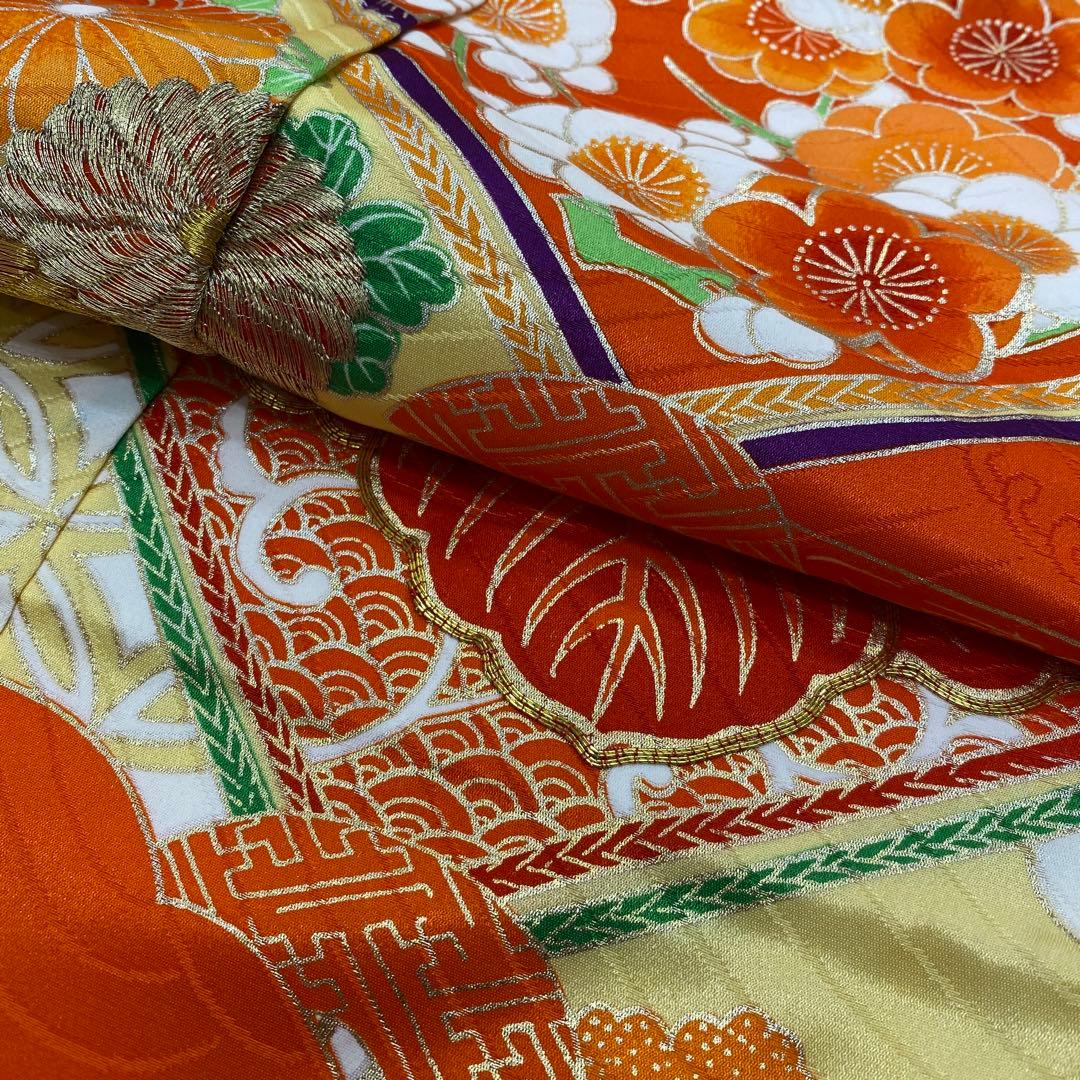 502agu2◎七五三 7歳 女児 着物のみ◎美品