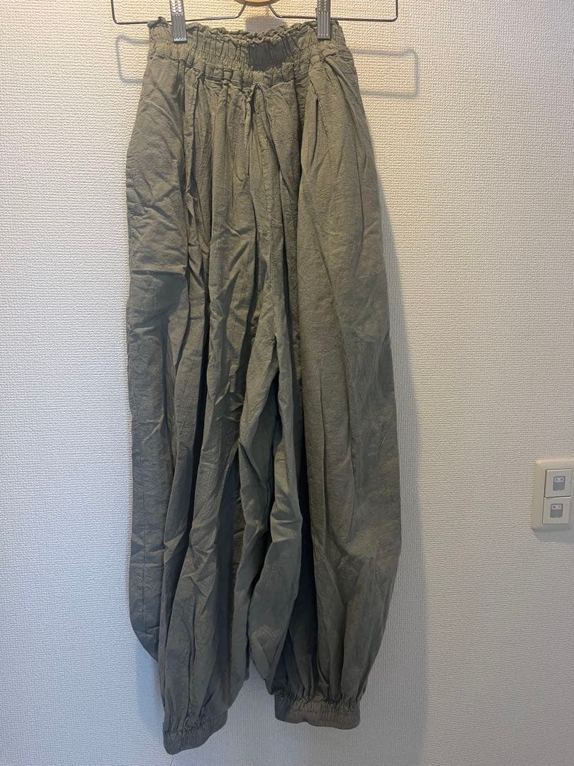 ヂェン先生のバルーンパンツ / ライトグレー　Mサイズ