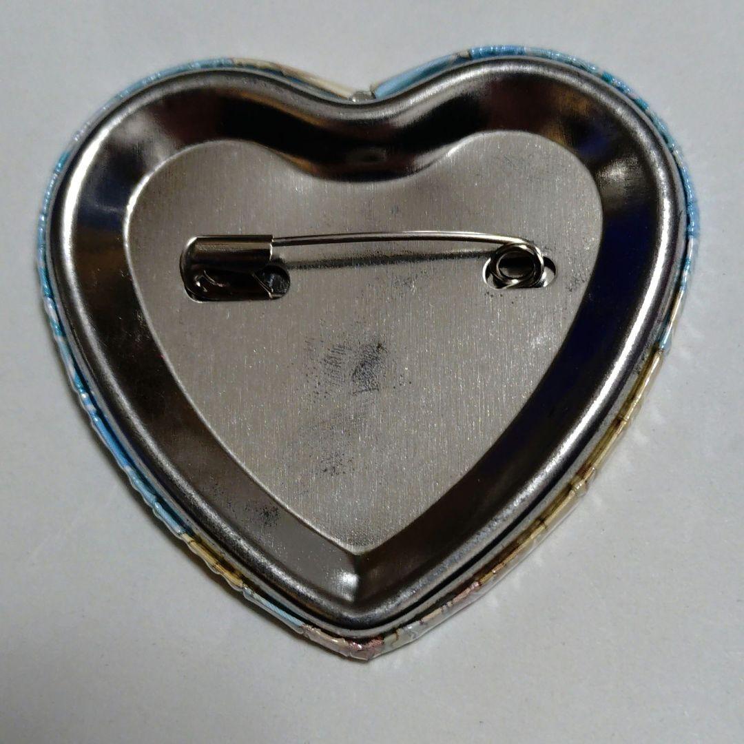 アイカツスターズ　白鳥ひめ　ハート　缶バッジ