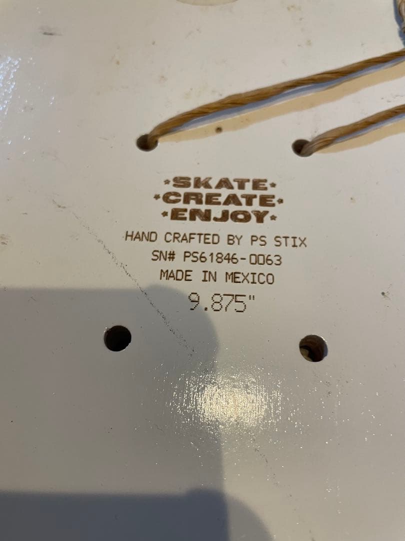 VALLELY スケートボード 9.875インチ サイン入り