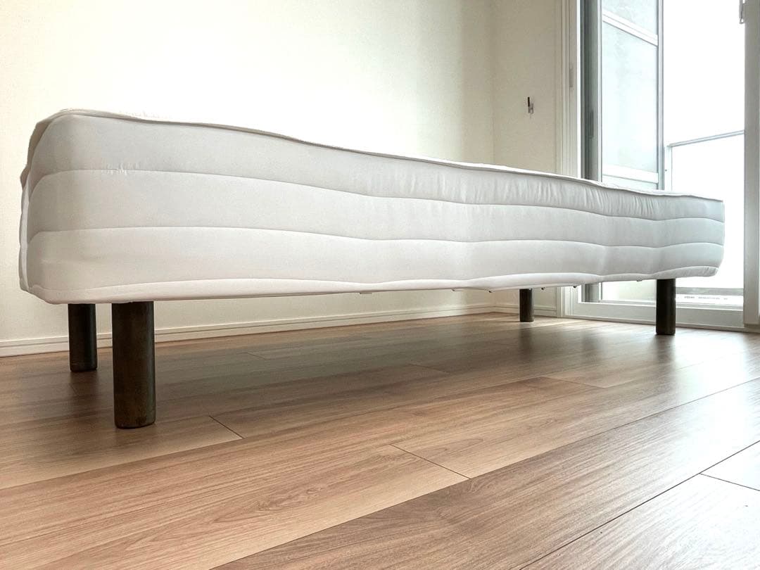 【美品】無印良品　脚付マットレス・ポケットコイル・スモール