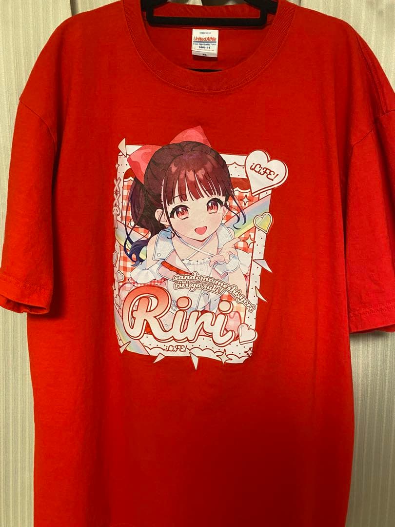 iLiFE! 心花りり 推しTシャツ 美品 iLiFE! 心花りり Tシャツ 推し
