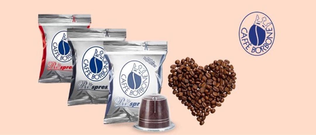 BorboneMiscelaNera&Rossaネスプレッソ互換カプセル100個