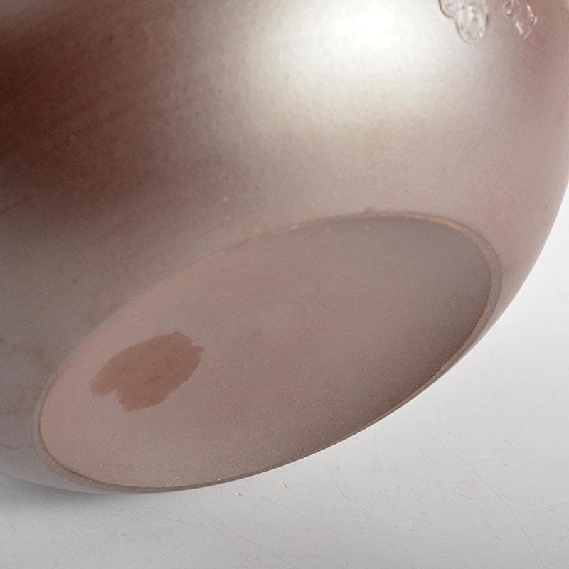 萬古焼　清泉堂　酔月造　紫光刀　花漢詩刻　横手急須　C R5526