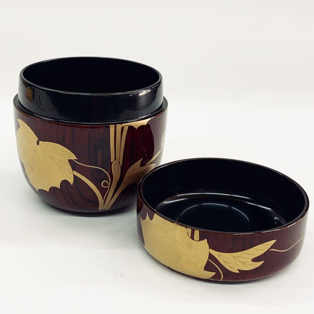 棗 夕顔絵】新井司峰 共箱 - メルカリ