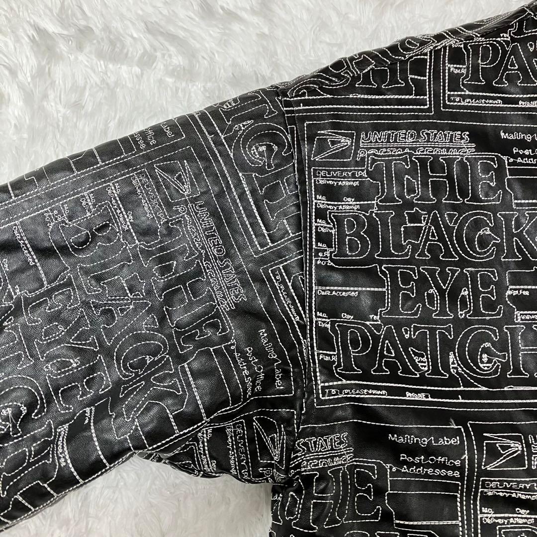 ブラックアイパッチ 総柄 刺繍 ジャケット ブルゾン ジャンパー