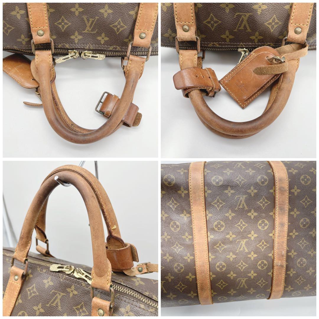ルイヴィトン モノグラム キーポル60 ボストン 旅行バッグ ブラウン