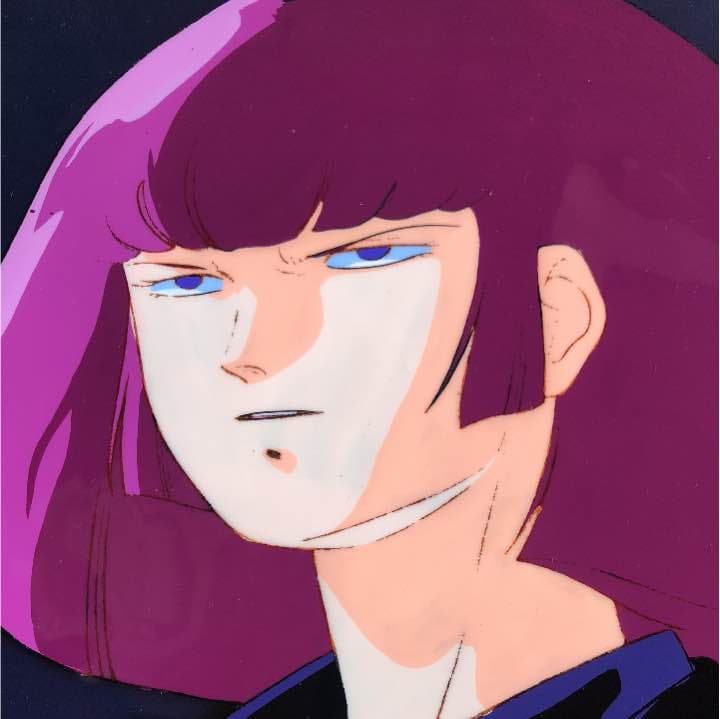 節約 ZガンダムかZZ ハマーン・カーン セル画 ガンダムZZ セル画