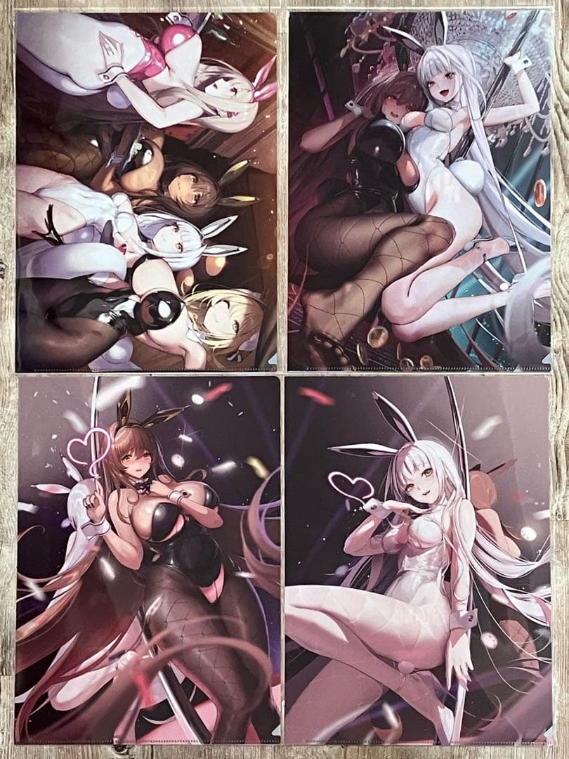 A4クリアファイル4枚セット　勝利の女神NIKKE Amazon.co.jp: アルジャーノンプロダクト 勝利の女神:NIKKE クリア