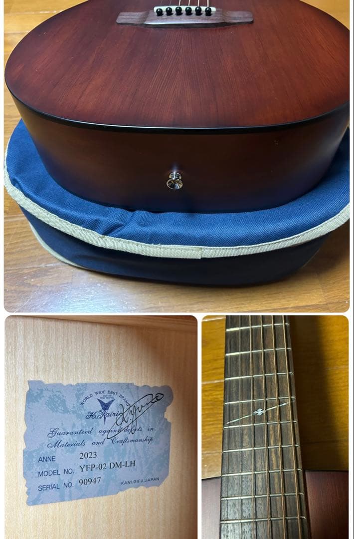極美品✨ K.Yairi YFP-02 DM-LH 左利きモデル 特注 - メルカリ