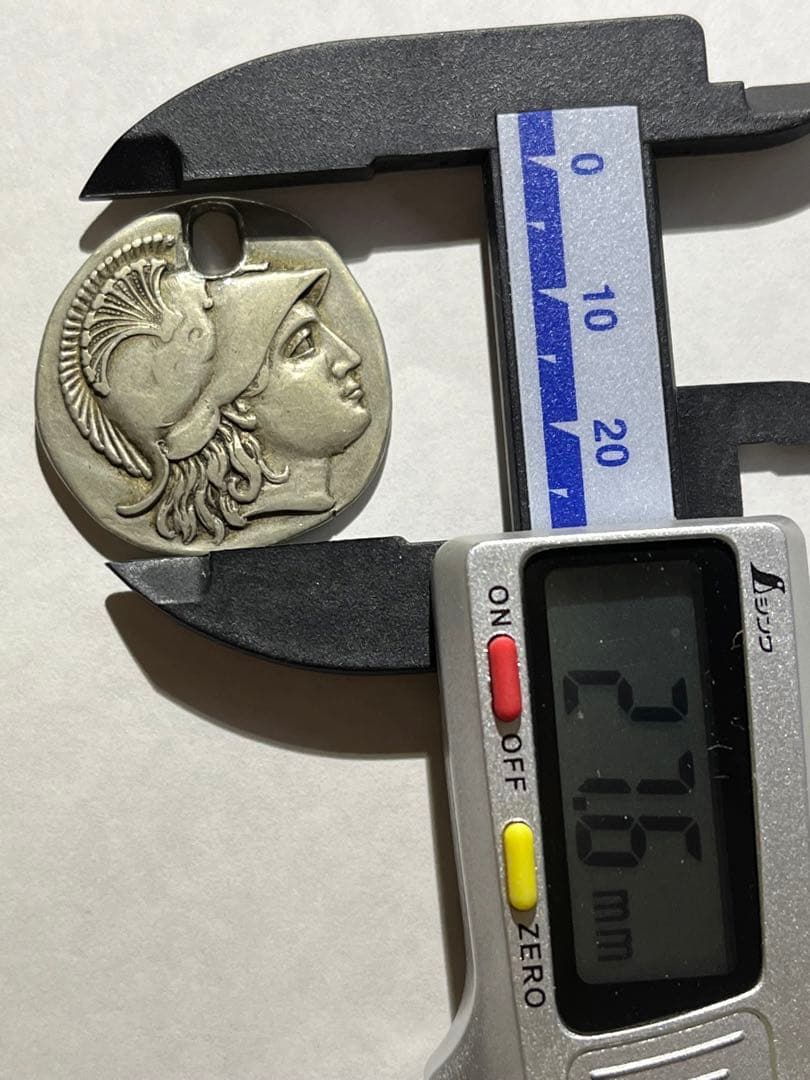 古代ギリシャ銀貨　アレキサンドリア　BC4世紀　本物