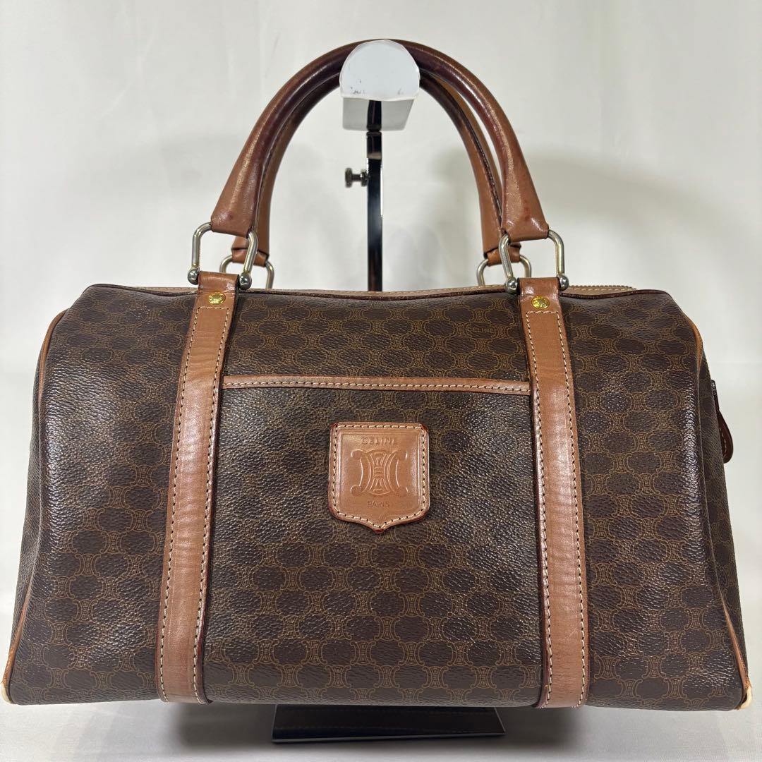 セリーヌ ハンドバッグ ミニボストン マカダム トリオンフ ヴィンテージ