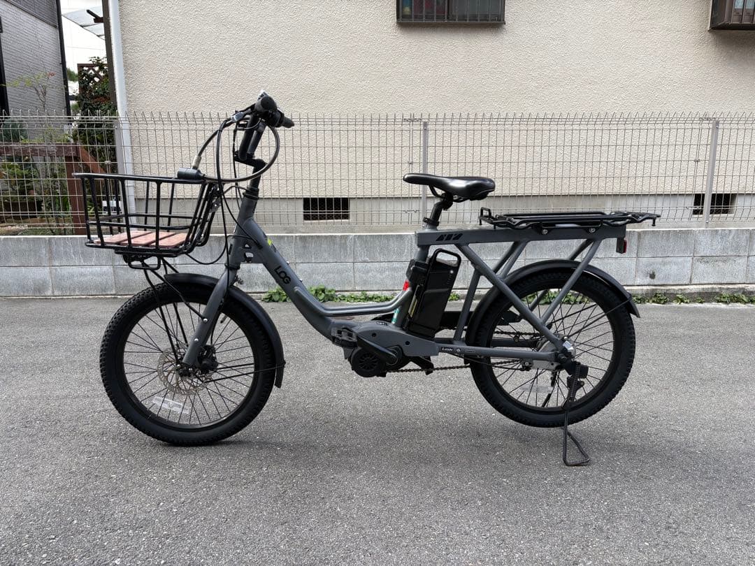 yuto36 アサヒサイクルロゴワゴンe 電動自転車 グレーLOG
