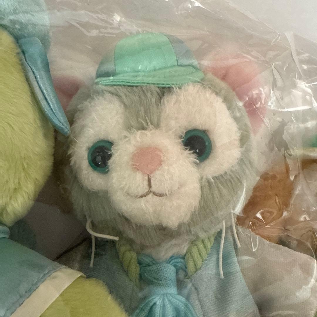 ダッフィー&フレンズ20周年　ポージープラッシー　カラフルハピネス　全7人セット