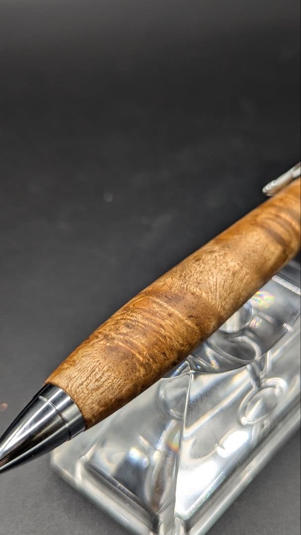 最終価格11/17まで】steef&co 黒柿 虹脈ボールペン 文房具・事務用品